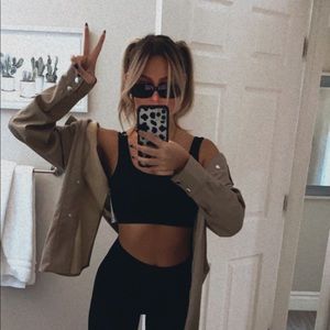 Zara faux leather shacket *worn once*